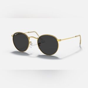 Ray-Ban Gold and Black Sunglasses